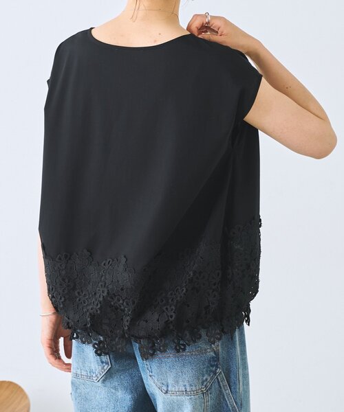 BEARDSLEY（ビアズリー） tシャツ 裾レースフレンチカットソー
