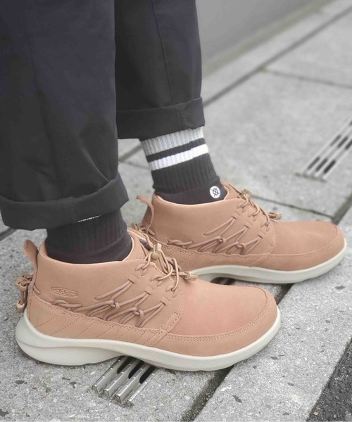 KEEN（キーン） ハイカットスニーカー 27.5cm ベージュ系その他 メンズ