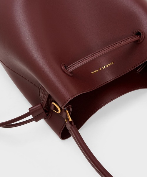 「CHARLES \u0026 KEITH」 2WAYバッグ L カーキ レディースの画像