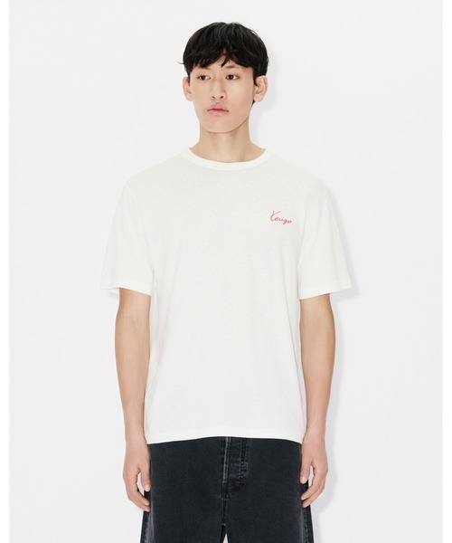 tシャツ 'KENZO Archive Rose' アウトライン Tシャツ イン コットン メンズの画像