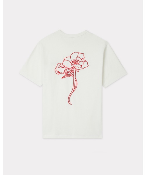 tシャツ 'KENZO Archive Rose' アウトライン Tシャツ イン コットン メンズの画像