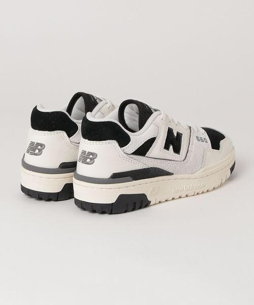 「New Balance」 ローカットスニーカー 22.5cm ホワイト×グレー メンズの画像