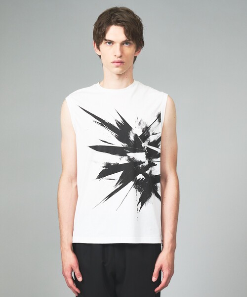 5351 POUR LES HOMMES tシャツ ジップ ノースリーブTシャツ メンズ 