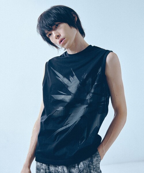 5351 POUR LES HOMMES tシャツ ジップ ノースリーブTシャツ メンズ