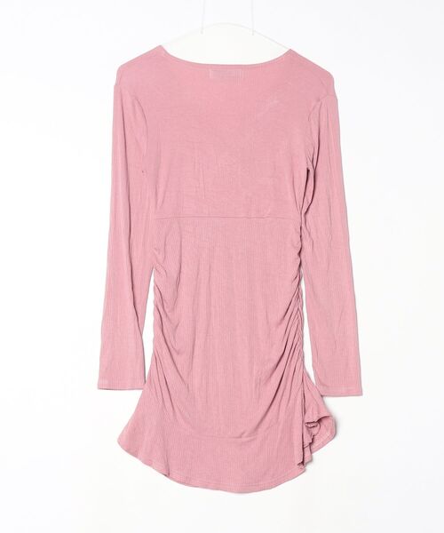 「Jasmine Grandiflorum」 長袖ワンピース MEDIUM ピンク レディース_画像2