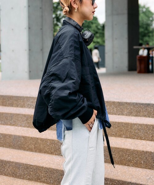「etsinta」 ブルゾン ONE SIZE カーキ レディース_画像7