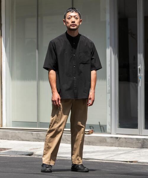 「URBAN RESEARCH ROSSO MEN」 半袖シャツ SMALL ネイビー メンズ_画像5