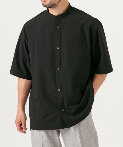 「URBAN RESEARCH ROSSO MEN」 半袖シャツ SMALL ネイビー メンズ_画像7