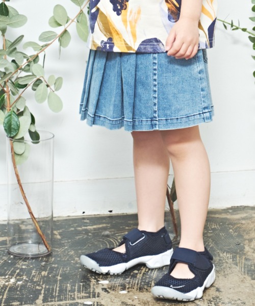 ハーフパンツ パンツ 接触冷感ブリーチキュロットスカート キッズ 子供服 女の子の画像