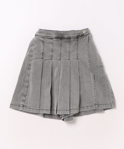 ハーフパンツ パンツ 接触冷感ブリーチキュロットスカート キッズ 子供服 女の子の画像