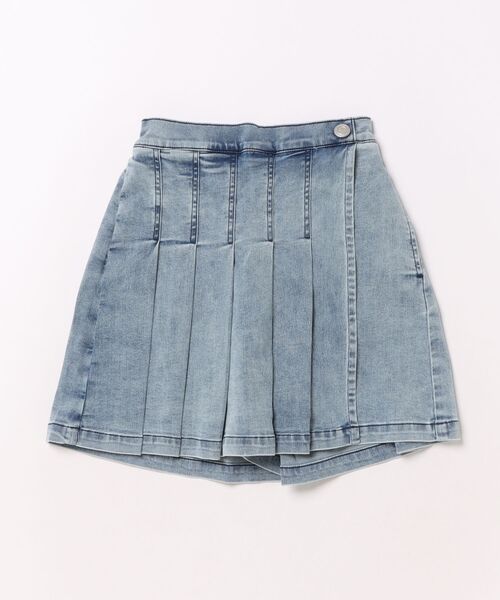 ハーフパンツ パンツ 接触冷感ブリーチキュロットスカート キッズ 子供服 女の子の画像
