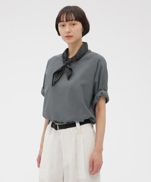 MHL.（エムエイチエル） リネンシャツ ブラウス シャツ 半袖 WASHED 