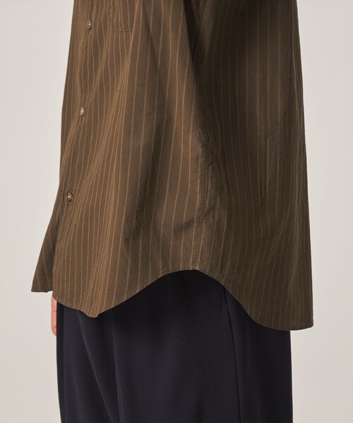 STEVEN ALAN（スティーブンアラン） シャツ 半袖 AKIHA ストライプ