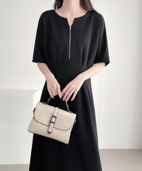 「ABITOKYO」 半袖ワンピース X-LARGE ホワイト レディース_画像3