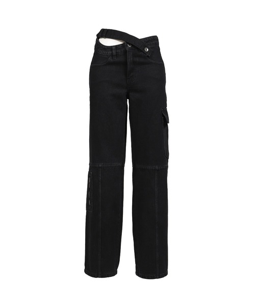 BOHEMSEO（ボヘミアンソウル） パンツ CROSS WAIST WIDE PANTS