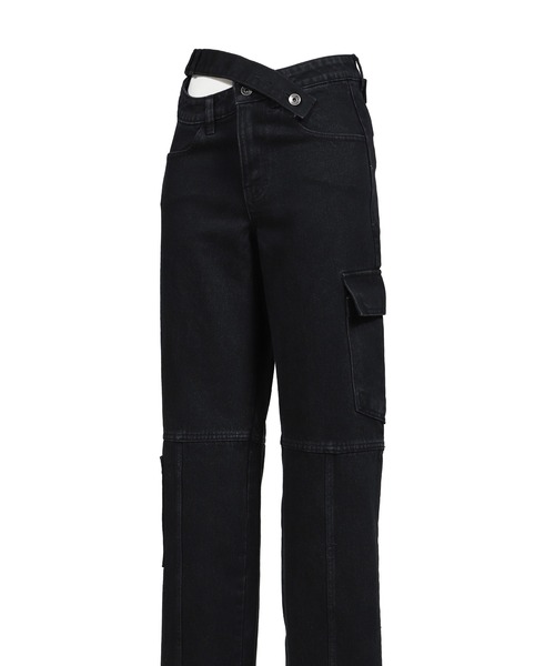 BOHEMSEO（ボヘミアンソウル） パンツ CROSS WAIST WIDE PANTS