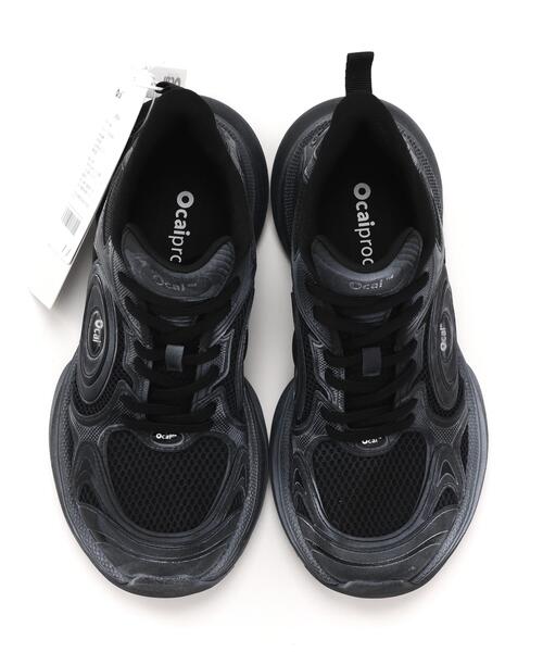 Ocai オカイ Disk Runner Destroyed Black Ocai スニーカー Ocai/オカイ/Disk Runner Destroyed Black レディース