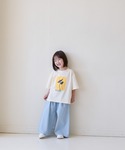 ワイドパンツ パンツ デニムイージーパンツ 6...の詳細画像1