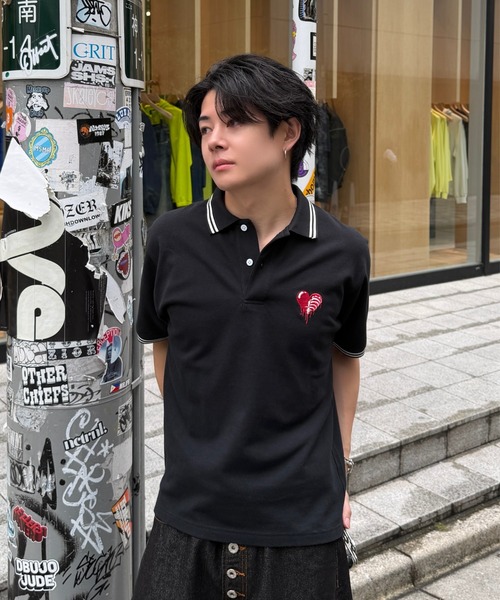 A BATHING APE（アベイシングエイプ） ポロシャツ 半袖 MILO ONE POINT