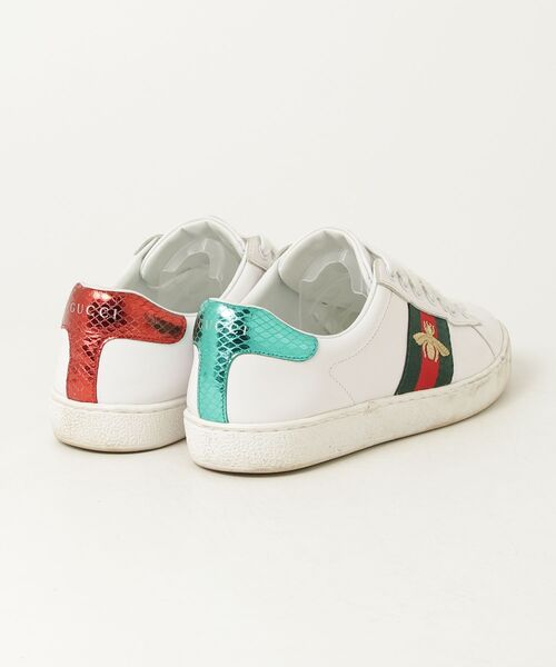 GUCCI（グッチ） ローカットスニーカー 38 ホワイト レディース
