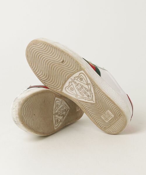 GUCCI（グッチ） ローカットスニーカー 38 ホワイト レディース