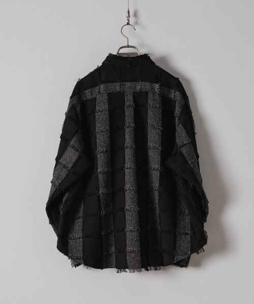 「Casper John」 長袖シャツ MEDIUM ネイビー メンズ_画像4