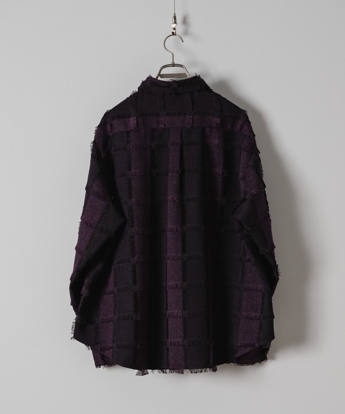 「Casper John」 長袖シャツ MEDIUM ネイビー メンズ_画像9