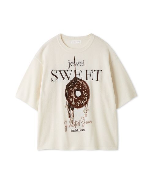 SNIDEL HOME パジャマ ルームウェア ビジュードーナッツニットプル