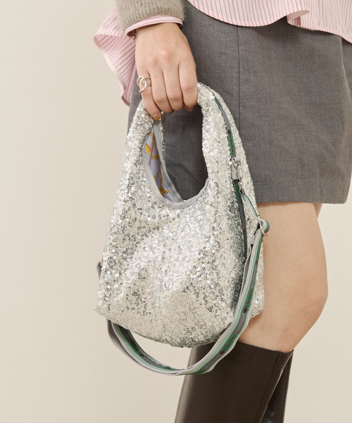 LeSportsac（レスポートサック） ショルダーバッグ FREE シルバー 