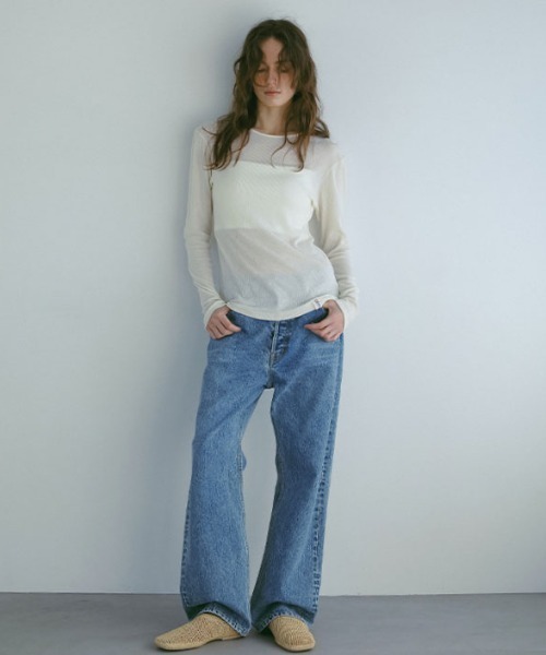 「ETRE TOKYO」 「DEPENDRE」長袖カットソー FREE アイボリー レディース_画像4
