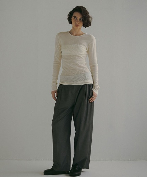 「ETRE TOKYO」 「DEPENDRE」長袖カットソー FREE アイボリー レディース_画像8