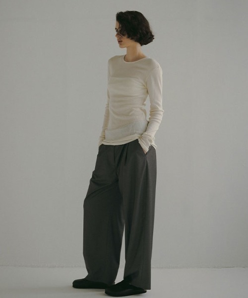 「ETRE TOKYO」 「DEPENDRE」長袖カットソー FREE アイボリー レディース_画像9