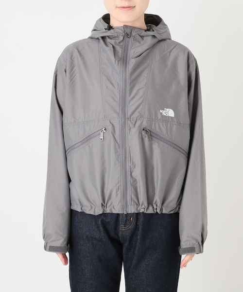 新品ノースフェイス軽量フード付きウィンドブレーカー グレー THE NORTH FACE（ザ ノースフェイス） ノースフェイス マウンテン