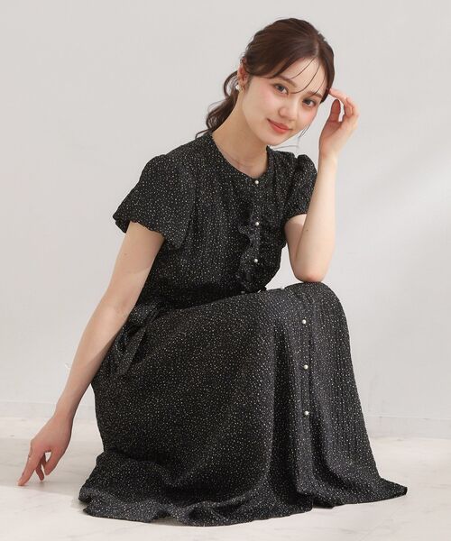 Couture Brooch（クチュール ブローチ） ワンピース 夏 半袖 「洗える