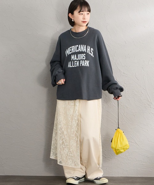 AMERICANA（アメリカーナ） トレーナー スウェット 別注 カレッジロゴ