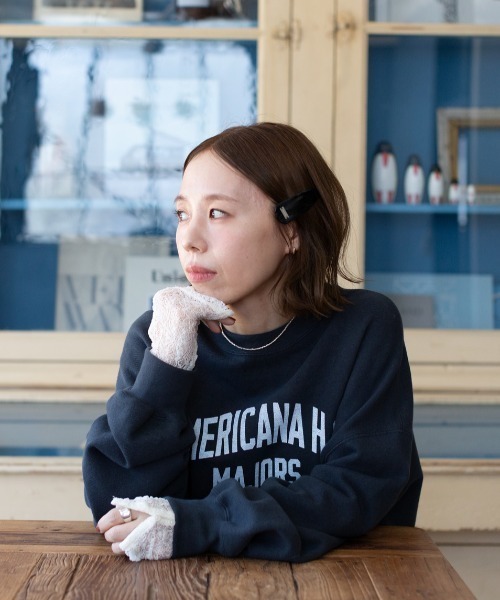 AMERICANA（アメリカーナ） トレーナー スウェット 別注 カレッジロゴ