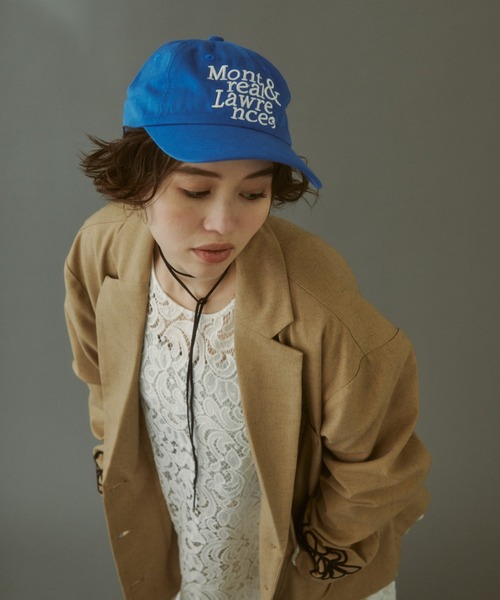「MIRROR STOKE」 キャップ MEDIUM ブラック レディース_画像4