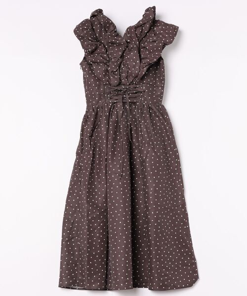 「dazzlin」 ノースリーブワンピース MEDIUM ブラック レディース_画像2
