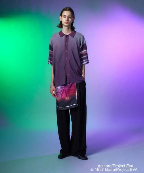 セーター ニット 「新世紀エヴァンゲリオン×HARE」A.T.フィールドニットシャツ(HARE) メンズ レディース | HARE | 04