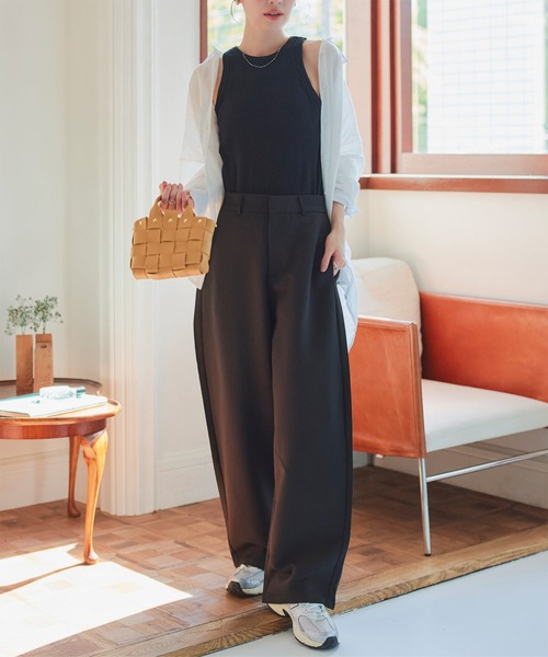 「KOBE LETTUCE」 パンツ TM ホワイト レディース_画像4