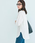 tシャツ コットンサイドスリットロンT レディースの詳細画像4