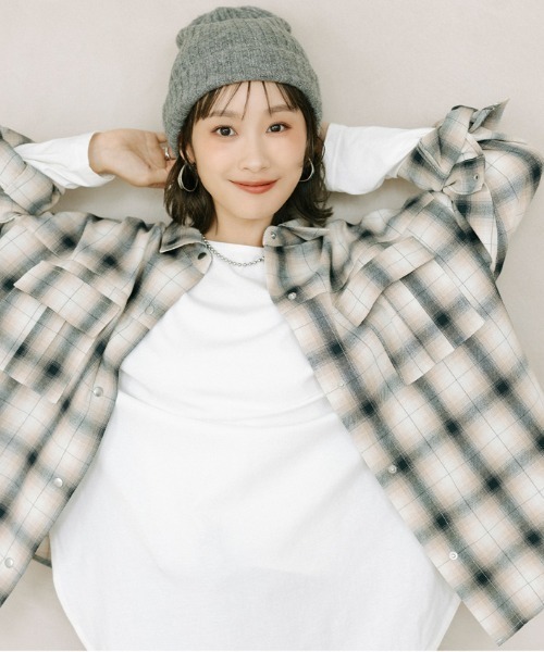 coca（コカ） tシャツ ＼大人気!!／コットンサイドスリットロンT「高橋