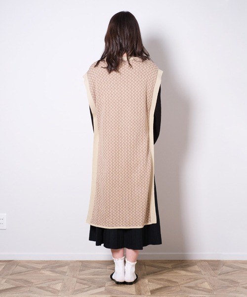 軽やかに、品よく♪【CHANEL】ニット スカート メッシュ ニット トップス 未使用 レディース 夏 春 長袖 透かし