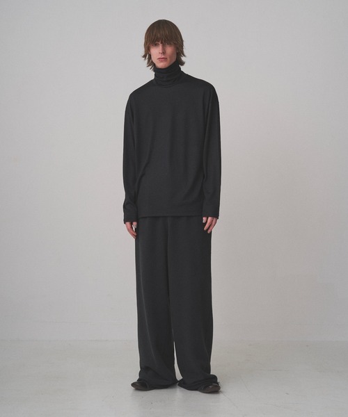 JUHA : 23aw Washable wool turtle★4★黒 juha - 【ラスト1点】【23AW】Washable wool turtle(BLACK) | Salty