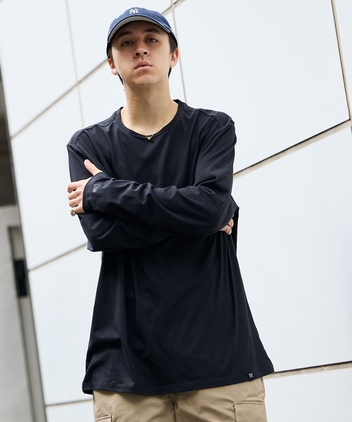 NEW ERA（ニューエラ） tシャツ MEN'S L/S TEE ロンT ロングスリーブ