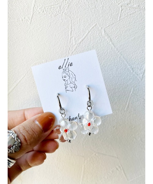 TONE（トネ） ピアス 「ellie」glass flowerピアス(MA) レディース 