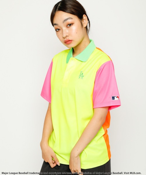 BACK TO THE FIELD ポロシャツ ポロ 「MLB/Los Angeles Dodgers」ポリ