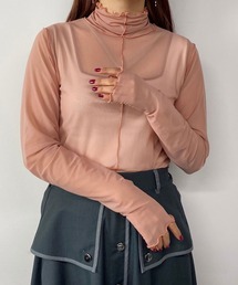 tシャツ *　シアーテレコインナータートル レディース コットンシアーテレコインナータートル（Tシャツ/カットソー