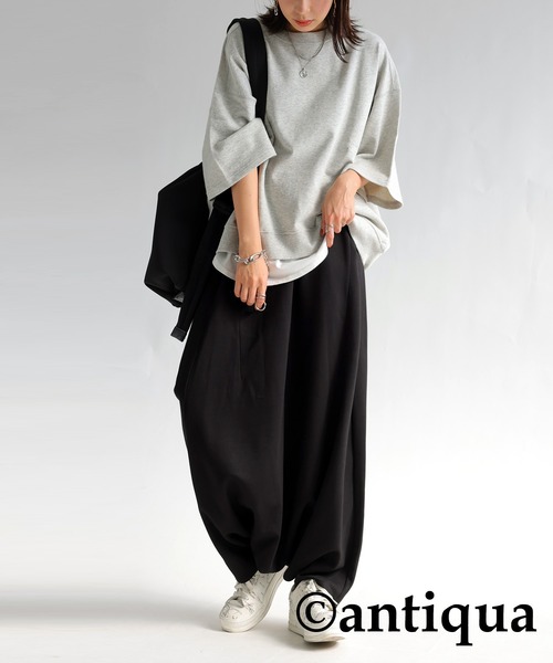 antiqua（アンティカ） パンツ サルエルパンツ レディース : ZOZOTOWN