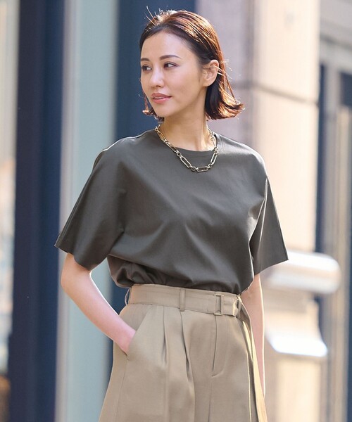 tシャツ 「洗える」ハイカウント半袖 Tシャツ レディース